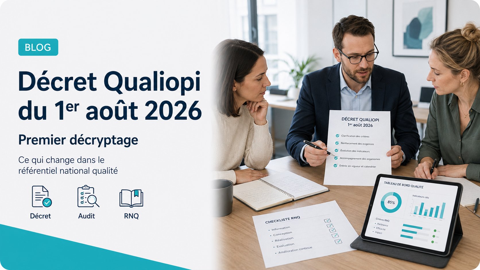 Décret Qualiopi 2026 : que change le nouveau référentiel national qualité ?