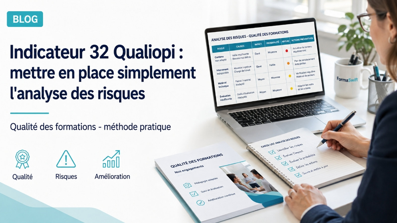 Indicateur 32 Qualiopi : comment construire simplement son analyse des risques qualité ?