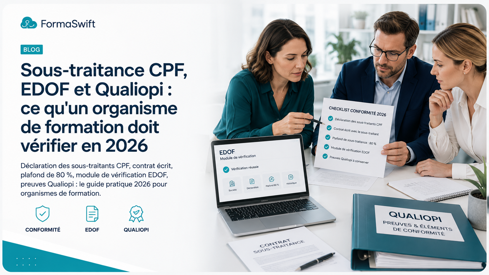 Sous-traitance CPF, EDOF et Qualiopi : ce qu'un organisme de formation doit vérifier en 2026